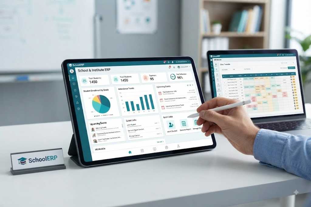 School and institute ERP interface